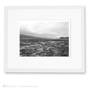Framed Print, Kenmare Bay, County Kerry, Ireland - Low Tide, Cloudy Morning 1 of 4 - Love Beautiful Ireland P02