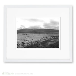 Framed Print, Kenmare Bay, County Kerry, Ireland - Low Tide, Cloudy Morning 2 of 4 - Love Beautiful Ireland P02