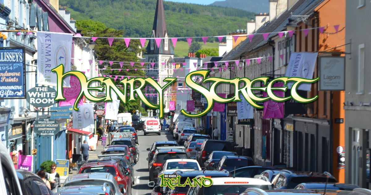 Henry Street - A Vibrant and Picturesque Street in Kenmare, County Kerry